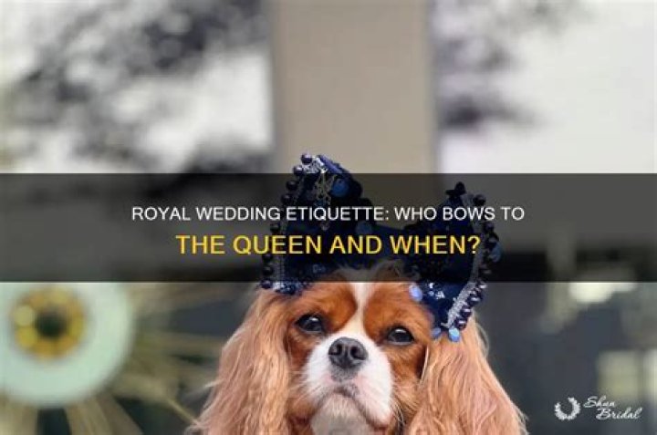 Who bows to the Queen?