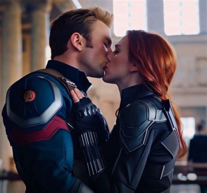 Who did Black Widow kiss?