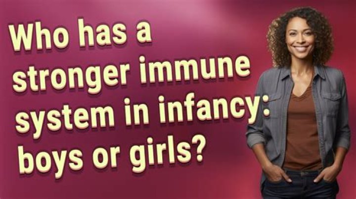 Who has a stronger immune system?