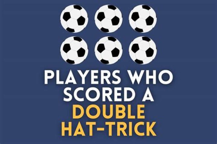 Who has scored a double hat-trick in football?