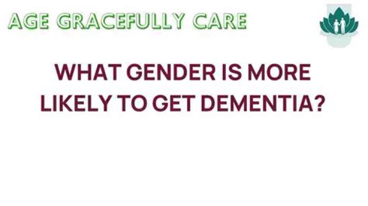 Who is more prone to dementia?