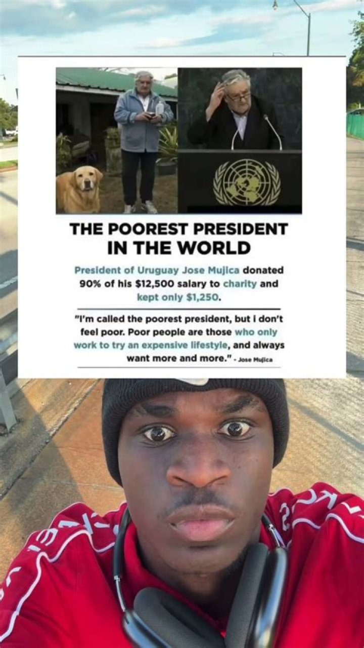 Who is poorest president?