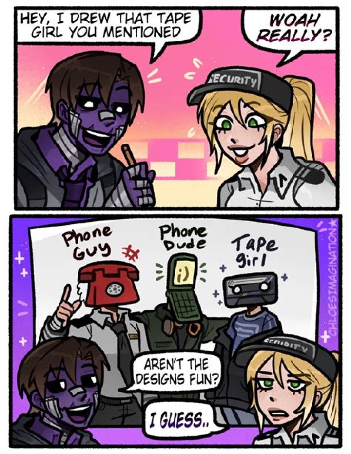 Who is the tape girl FNAF?