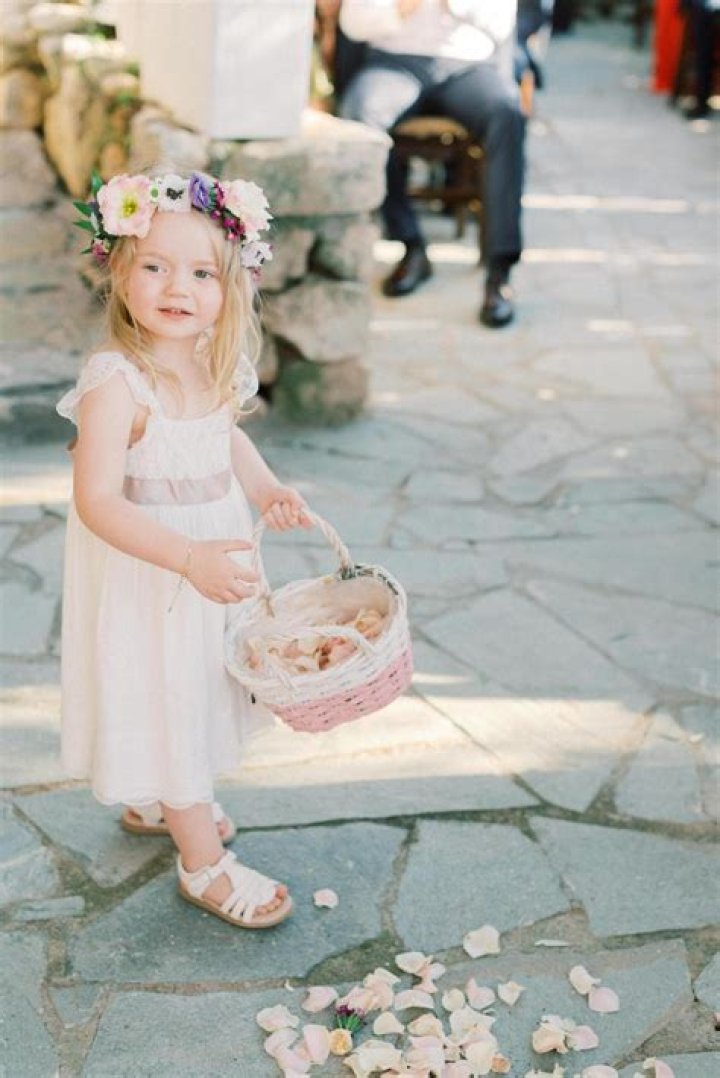 Who walks first flower girl or ring bearer?
