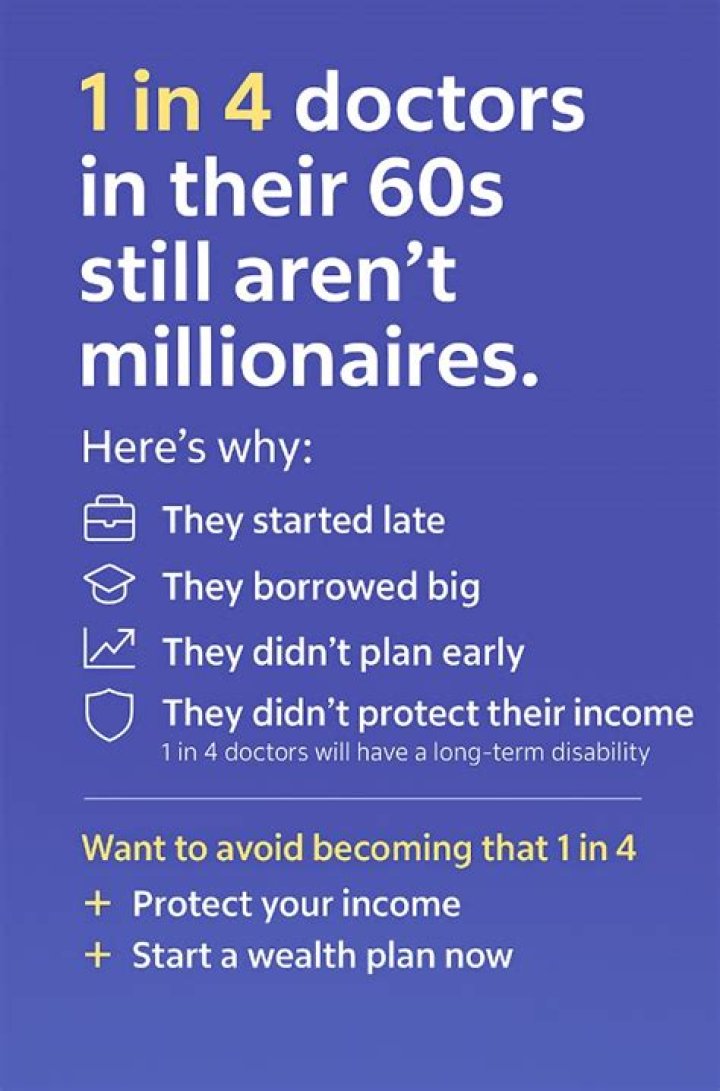 Why are doctors not millionaires?