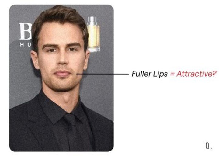 Why are full lips considered attractive?