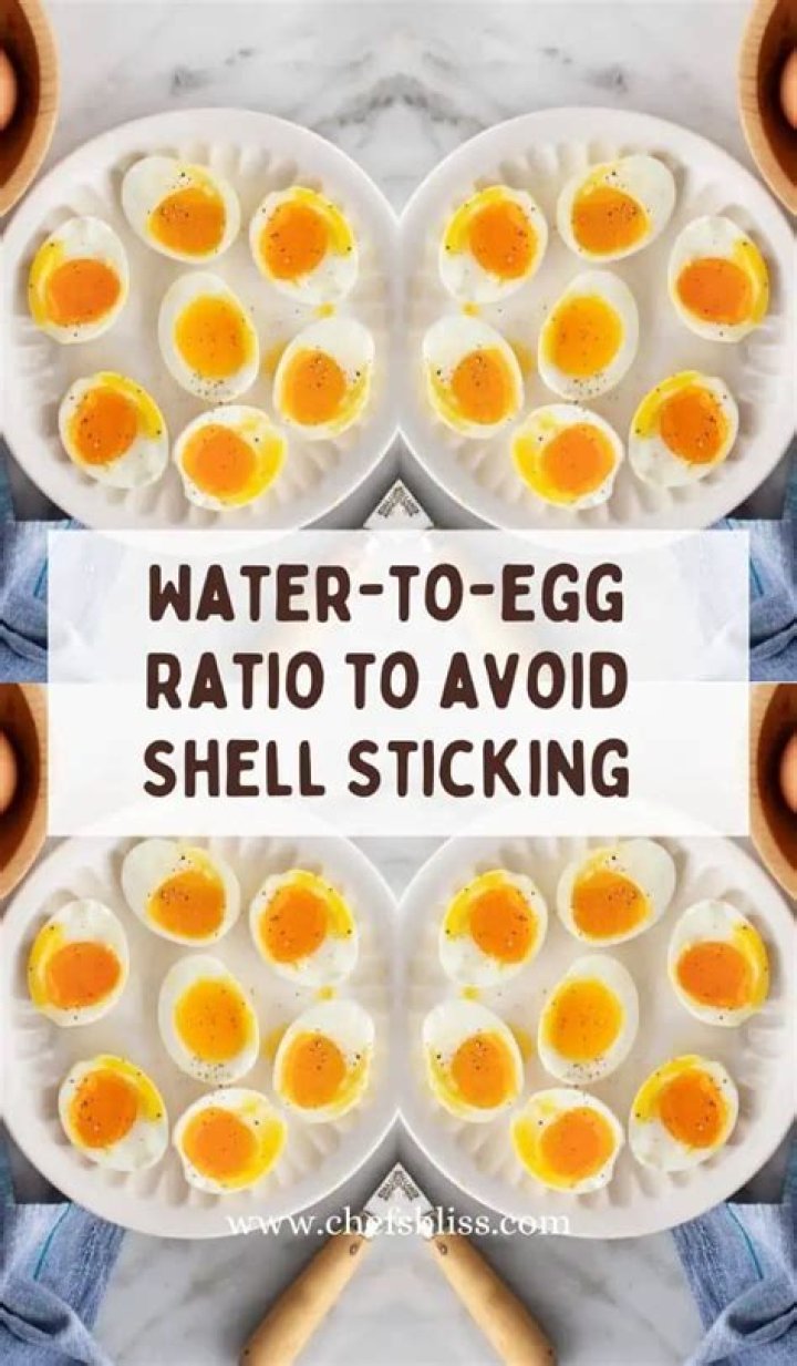 Why are my egg shells sticking to my hard boiled eggs?