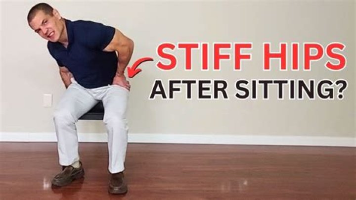 Why are my hips so stiff after sitting?
