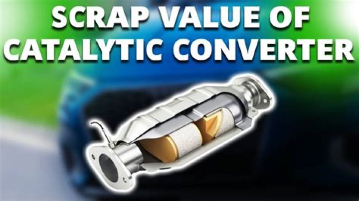 Why are scrap catalytic converters worth so much?