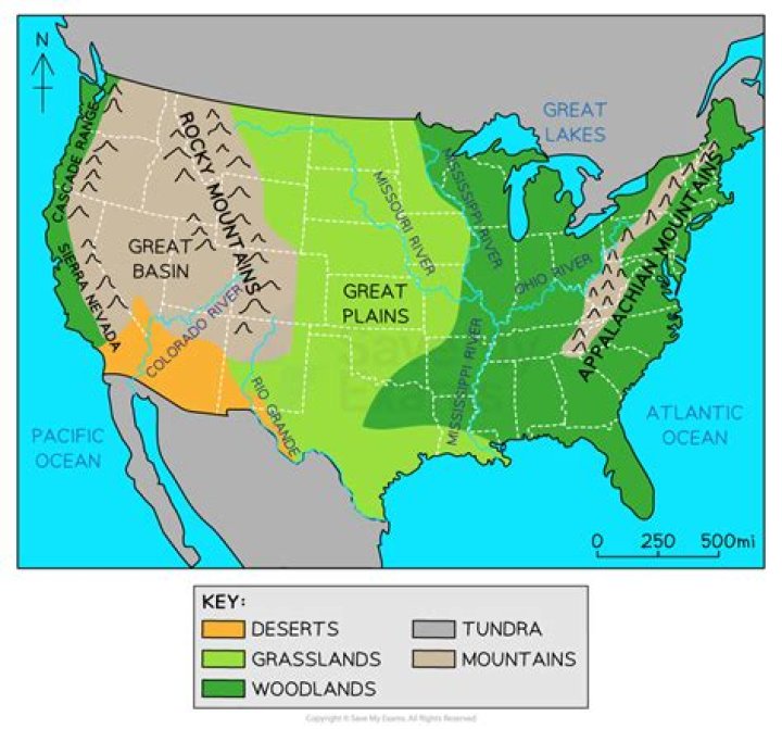 Why did the Great Plains not have trees?