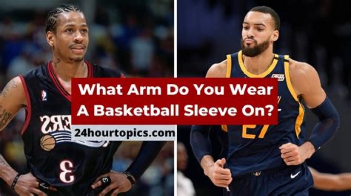 Why do ball players wear one sleeve?