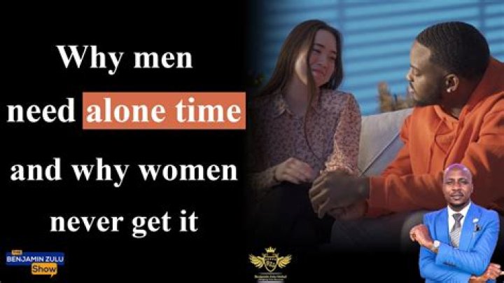 Why do guys need alone time?