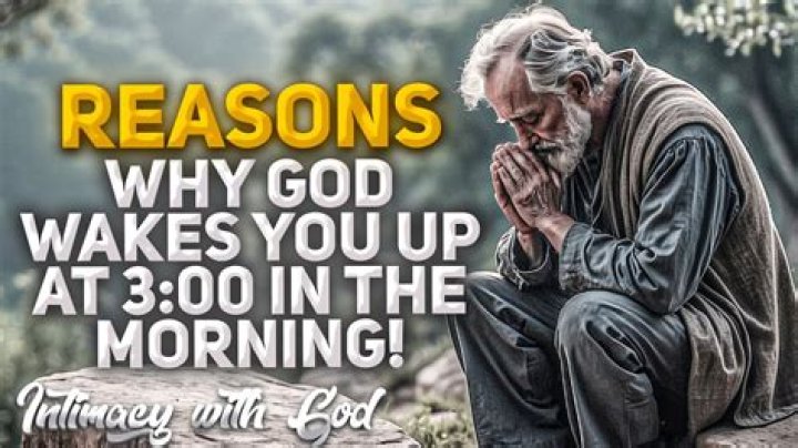 Why do I wake up at 3 in the morning?