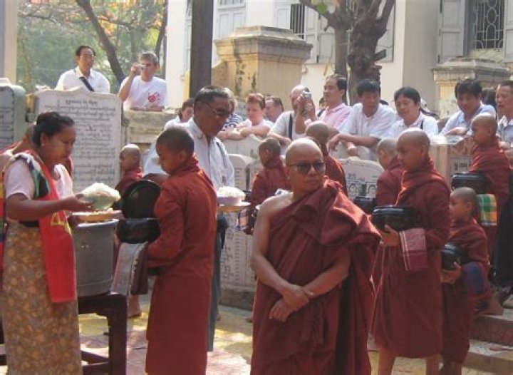 Why do monks not eat after noon?