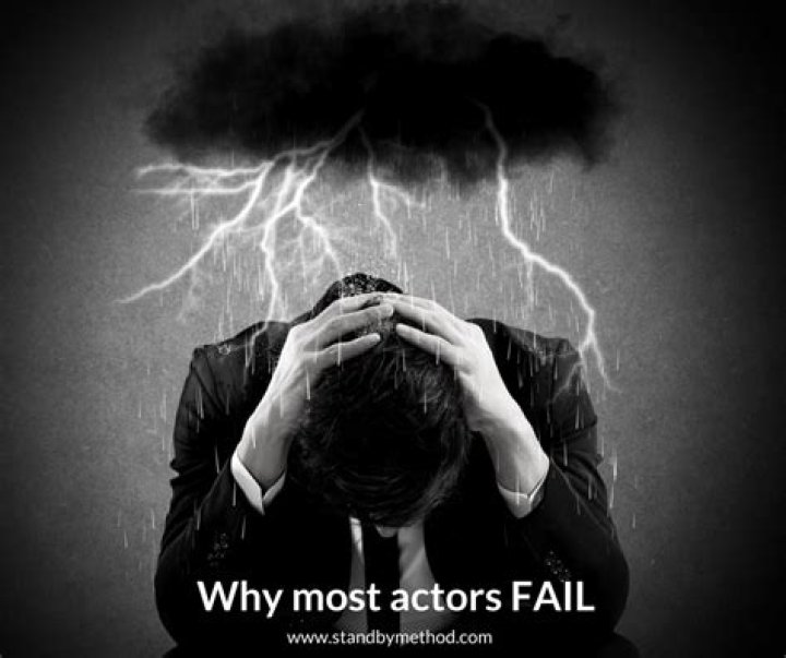 Why do most actors fail?