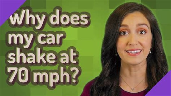 Why does my truck shake at 70 mph?