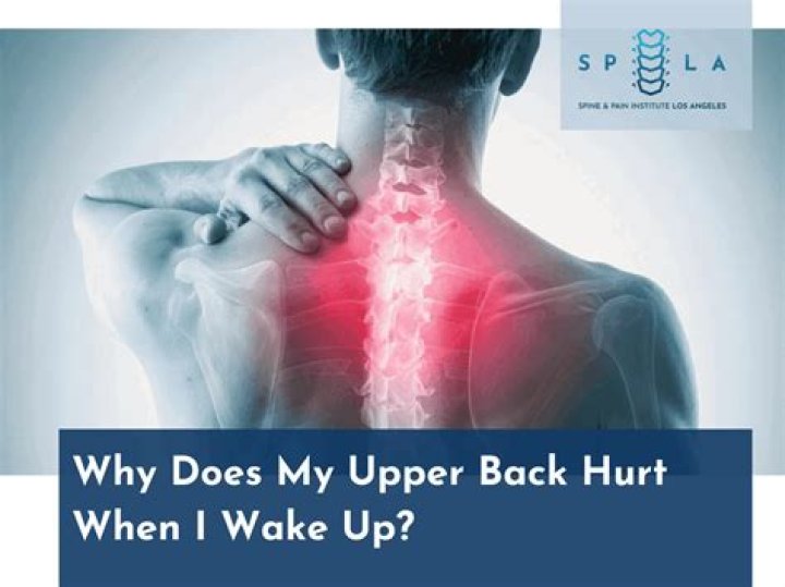 Why does my upper back hurt everyday?
