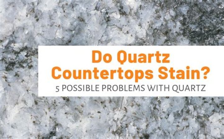 Why does quartz stain so easily?