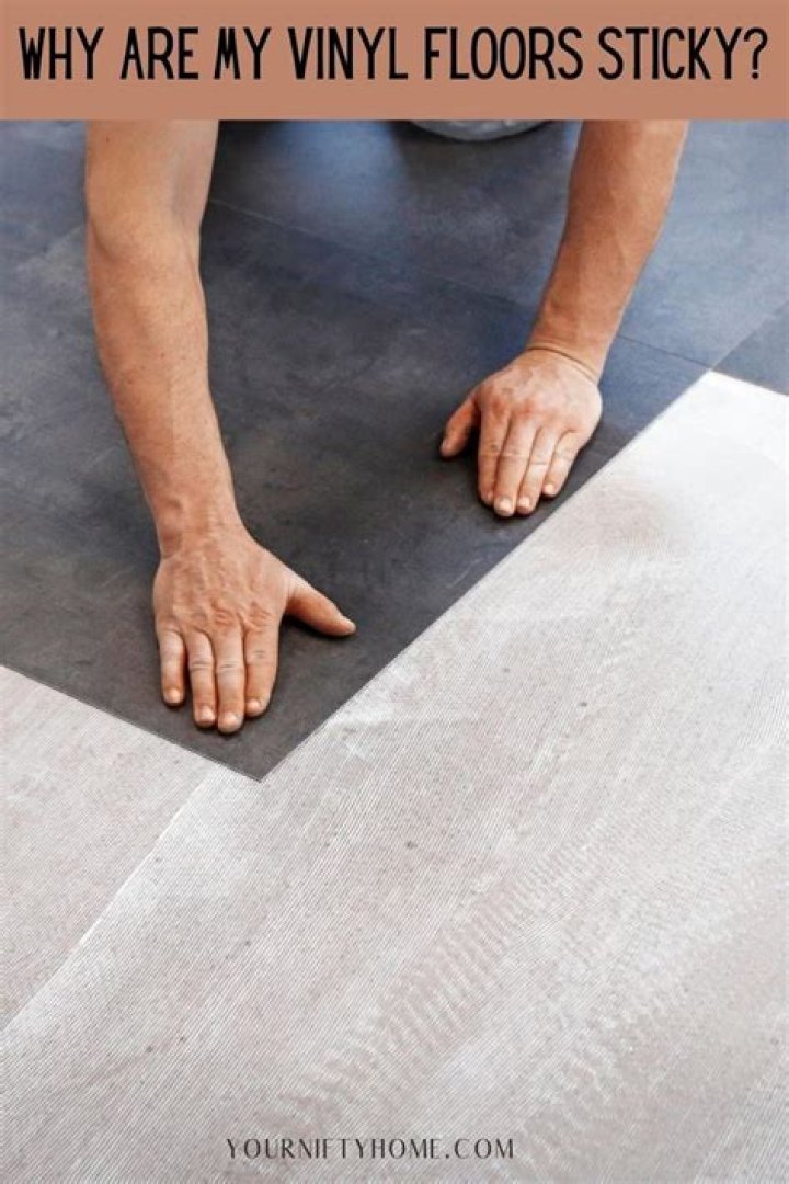 Why does Swiffer make floors sticky?