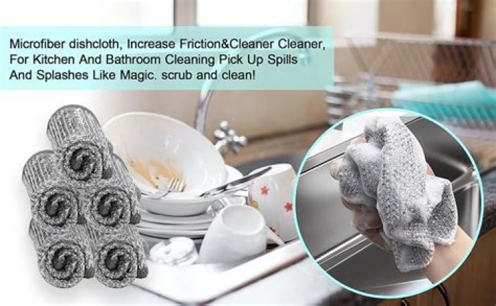 Why is a dishcloth not best practice in a kitchen?