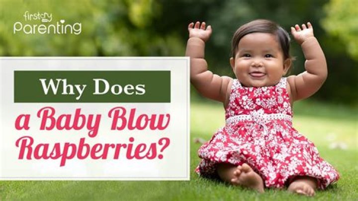 Why is blowing on someone's stomach called a raspberry?