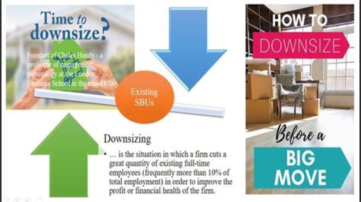 Why is downsizing good?
