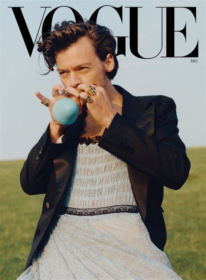 Why is Harry Styles wearing a dress in Vogue?