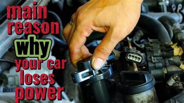 Why is my car losing power when I accelerate?
