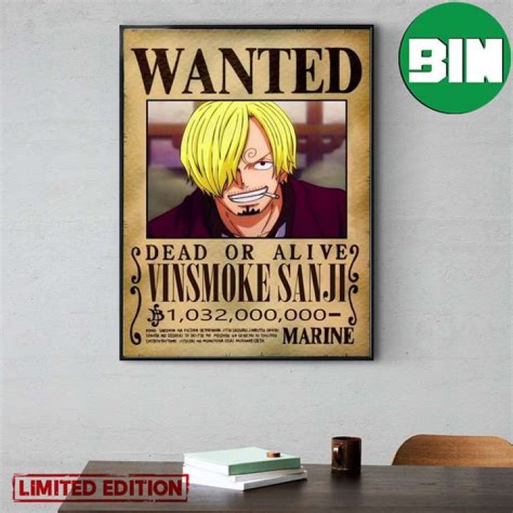 Why is Sanji poster only alive?