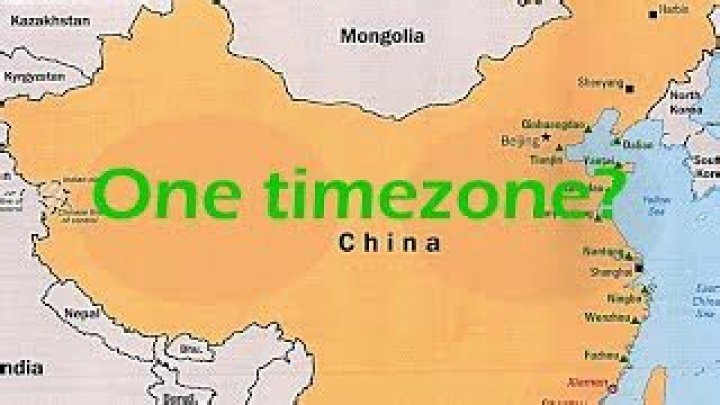 Why is there only one time zone in China?