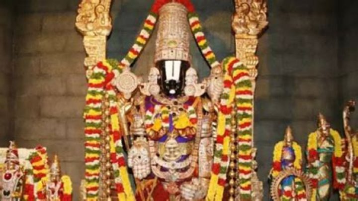 Why Tirupati Balaji eyes are covered?