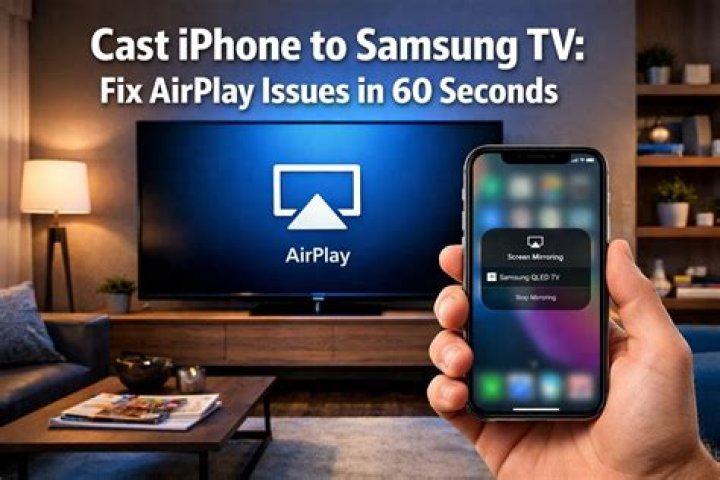 Why won't my iPhone connect to my Samsung TV?