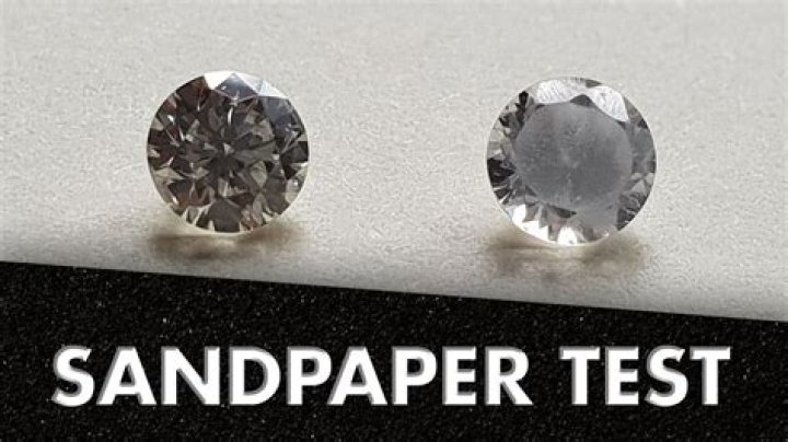 Will sandpaper scratch a diamond?