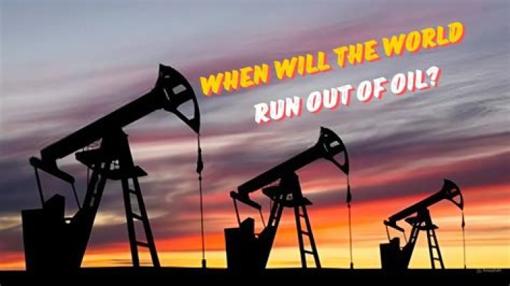 Will the earth ever run out of oil?